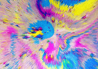 Abstract Acrylic Painting