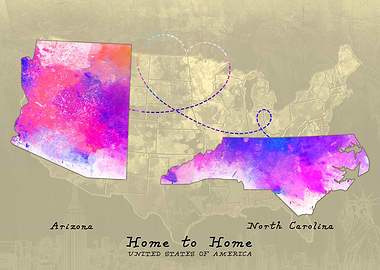 Arizona North Carolina