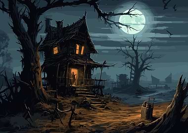 Spooky Halloween Night