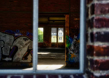 Artistic Industrial Scene