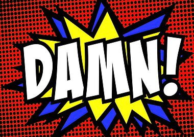 Comic halftone star spikes