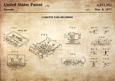 1977 cassette patent a cas