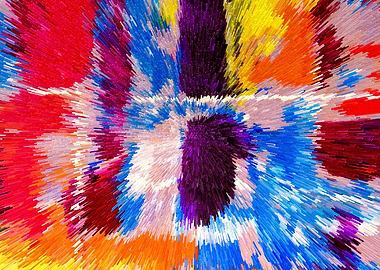 Abstract Acrylic Painting