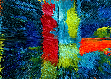 Abstract Acrylic Painting