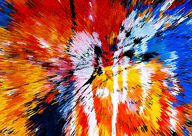 Abstract Acrylic Painting