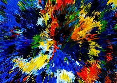 Abstract Acrylic Painting