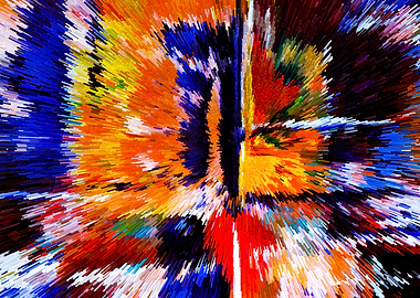 Abstract Acrylic Painting