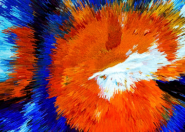 Abstract Acrylic Painting