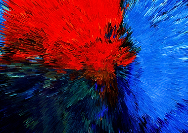 Abstract Acrylic Painting