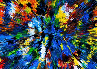 Abstract Acrylic Painting