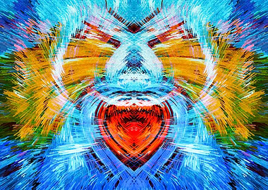 Abstract Acrylic Painting