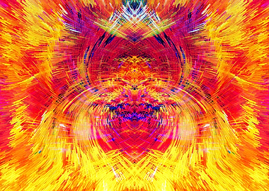 Abstract Acrylic Painting