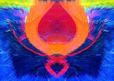 Abstract Acrylic Painting