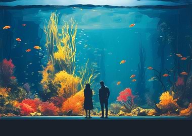 Fish sea aquarium outdoors