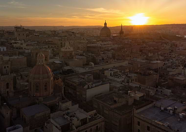 Valletta During Sunset