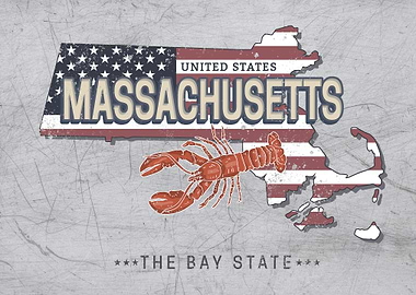 Massachusetts Map USA