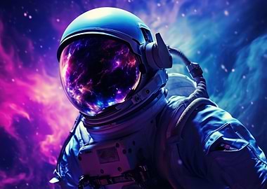 Astronaut Selfie In Space