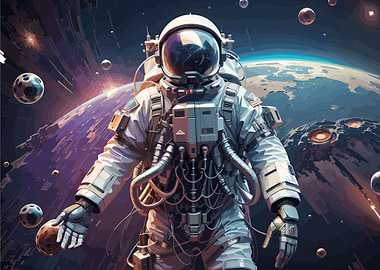 astronaut galaxy