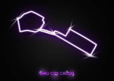 Baku City Circuit Neon