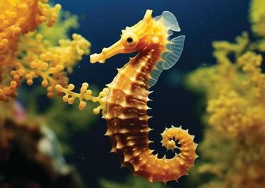 Aquarium seahorse