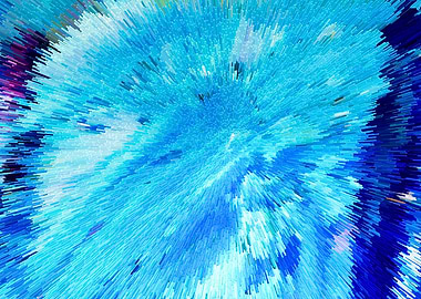 Abstract Extruded Painting