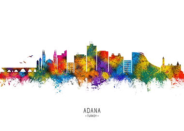 Adana Turkey Skyline