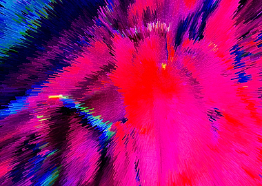 Explosion Acrylic Painting