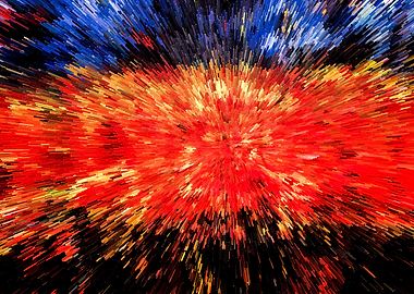 Cube Art Extruded Painting