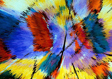 Cube Art Extruded Painting