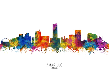 Amarillo Texas Skyline