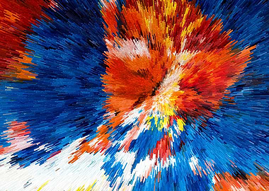 Cube Art Extruded Painting