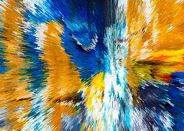 Cube Art Extruded Painting