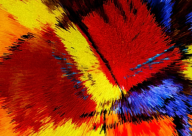 Abstract Acrylic Painting