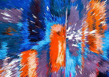 Abstract Acrylic Painting