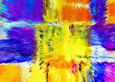 Abstract Acrylic Painting