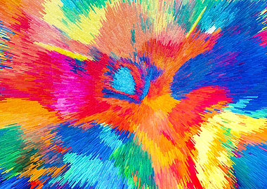 Abstract Acrylic Painting