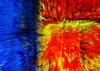 Abstract Acrylic Painting