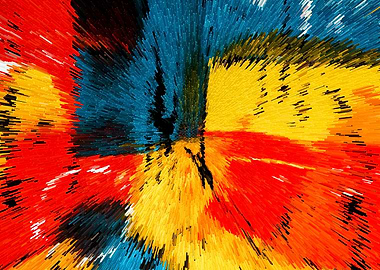 Abstract Acrylic Painting