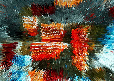 Abstract Acrylic Painting