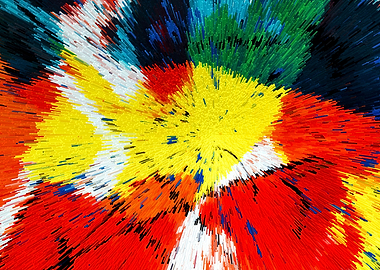 Abstract Acrylic Painting