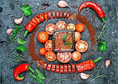 Food Restaurant Print Art