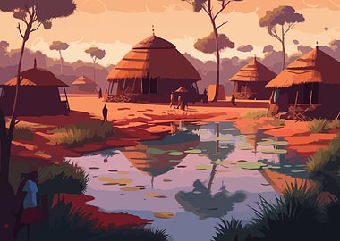 a village in Africa