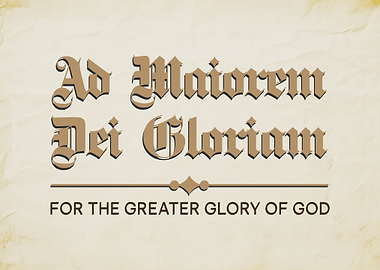 Jesuit Motto Dei Gloriam