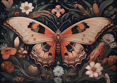 Dark Butterfly Halloween