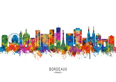 Bordeaux France Skyline