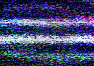 Digital Glitch TV screen