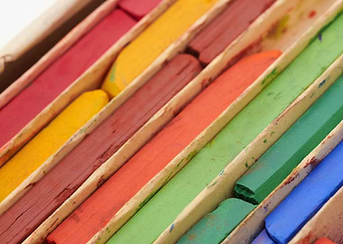 colored pastels