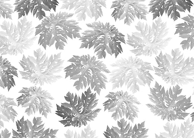 Papaya Leaves Pattern 2