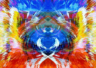 Baby Crying Abstract Art