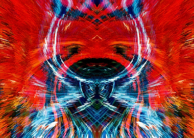 Baby Crying Abstract Art